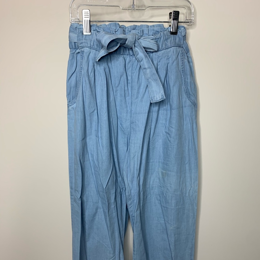 Zara Girl Bow Loose Jeans